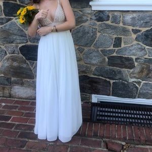 Macy’s White Prom Dress